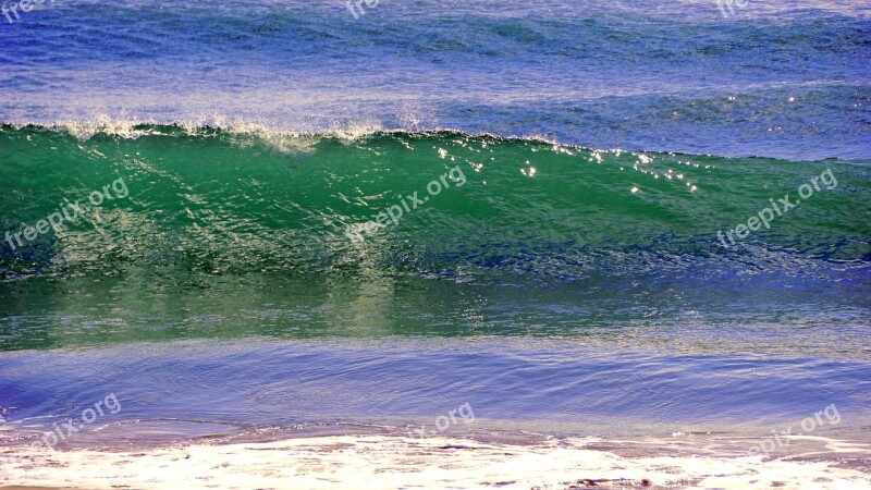 Waves Sea Beach Edge Of The Sea Foam