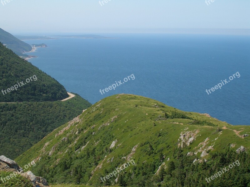 Cabot Trail Cape Breton Vista Free Photos