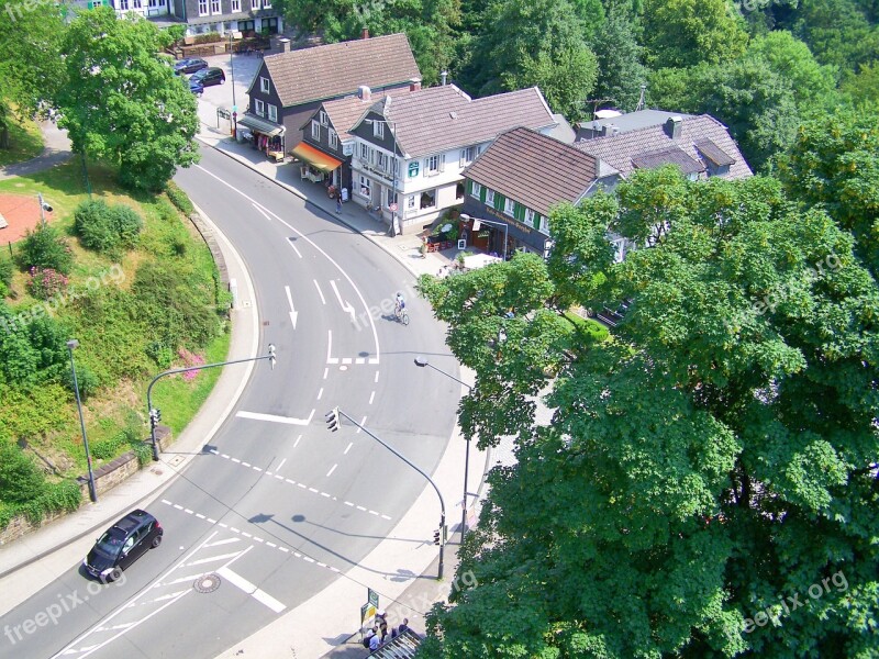 Road Curve Arch Village Village Street