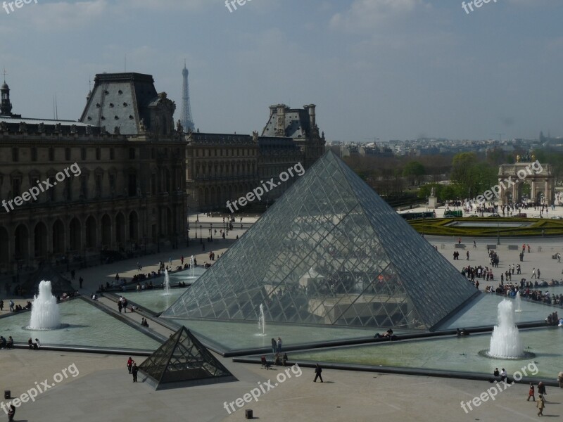 Paris Louvre Museum Louvre Louvre Pyramid France