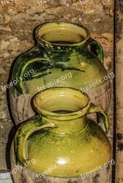 Cyprus Dherynia Folklore Museum Vases Containers