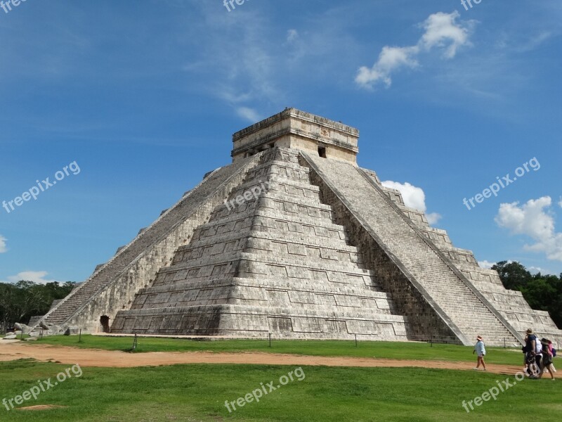 Travel Mexico Chichenitza Free Photos