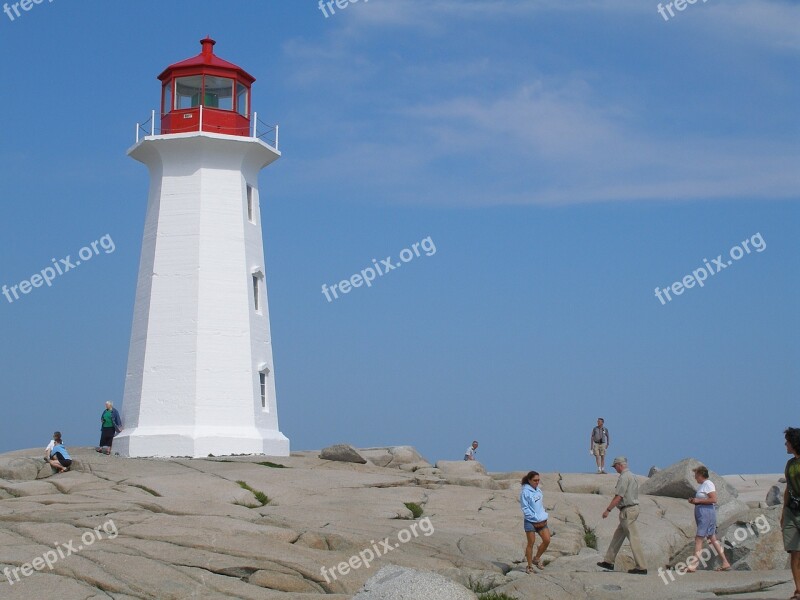 Lighthouse Peggy's Cove Nova Scotia Free Photos