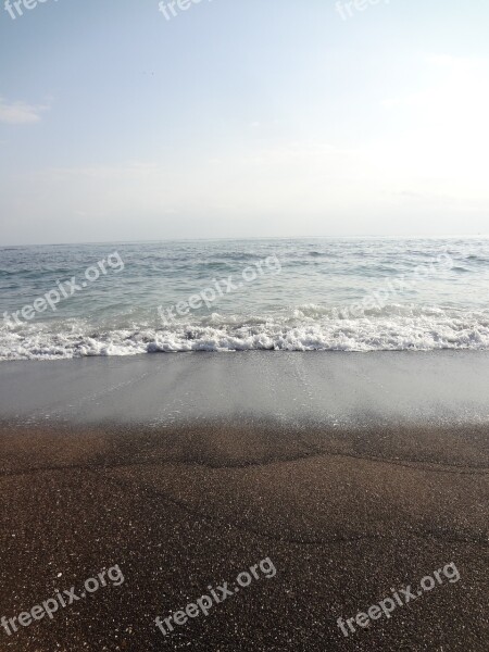 Jeju Island Sea Winter Sea Jeju Island Sea Landscape