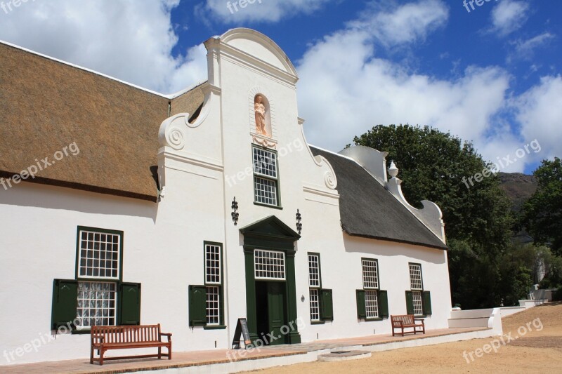 South Africa Winery Winelands House Tourism