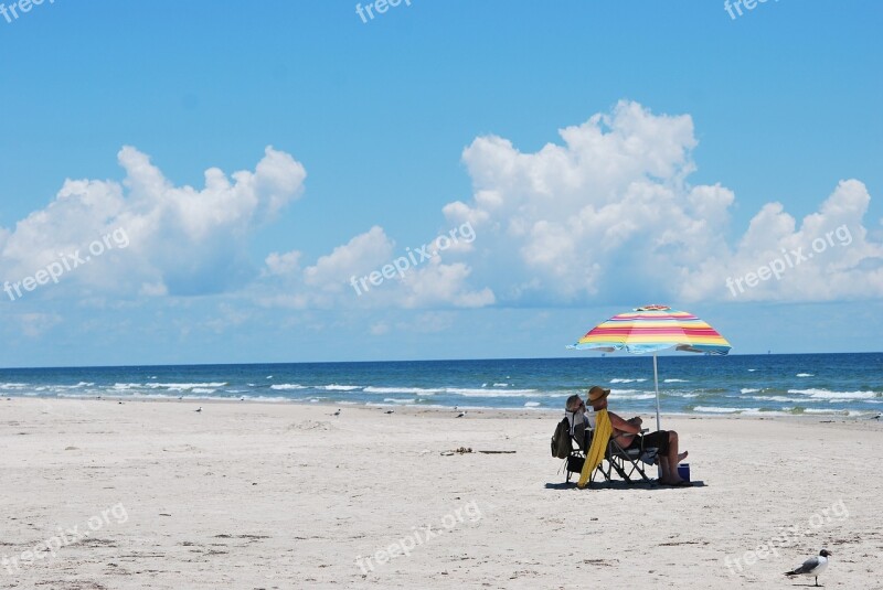 Seashore Relaxation Beach Ocean Chair