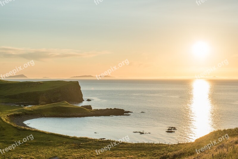 Waternish Trumpan Coast Sea Water