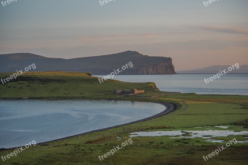 Waternish Trumpan Coast Sea Water