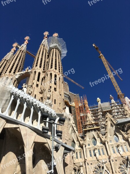 Barcelona Sagrada Família The Sagrada Familia Church Gaudi