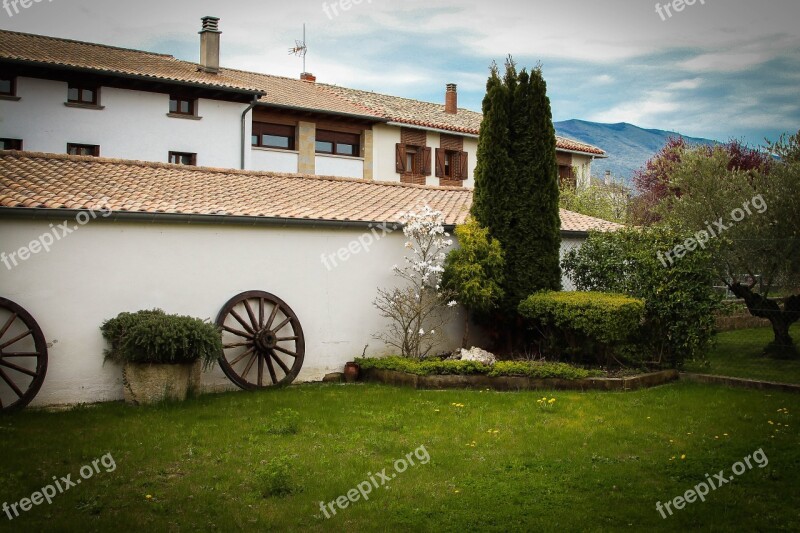 Nature House Field Romance Landscape