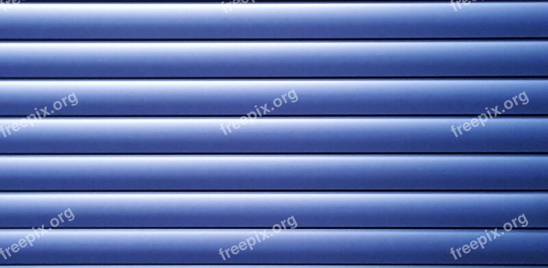 Blinds Venetian Blinds Horizontal Lines Blue