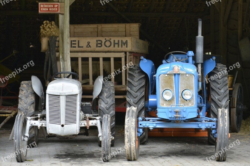 Tractor Oldtimer Agriculture Agricultural Vehicle Arable Farming