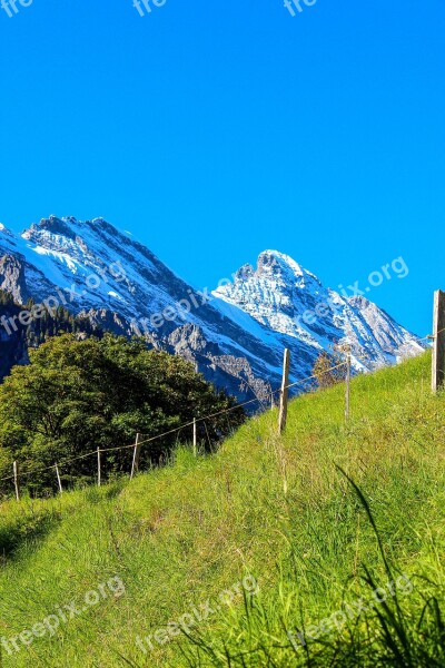 Mountains Landscape Nature Mountain Switzerland