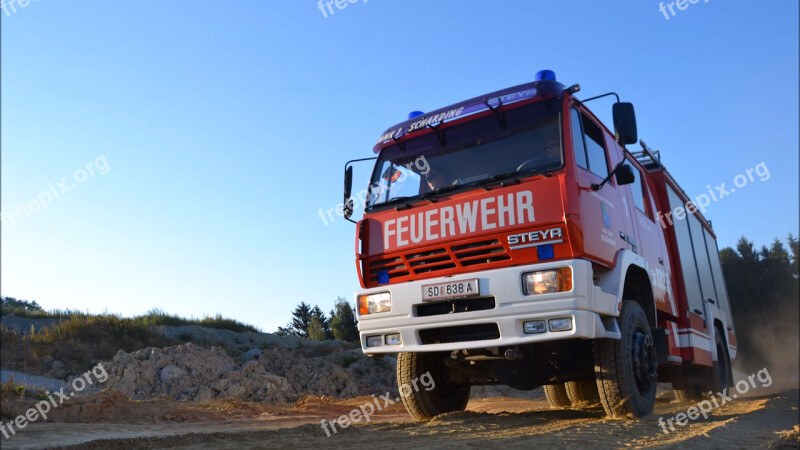 Fire Fire Truck Terrain All Wheel Drive Force