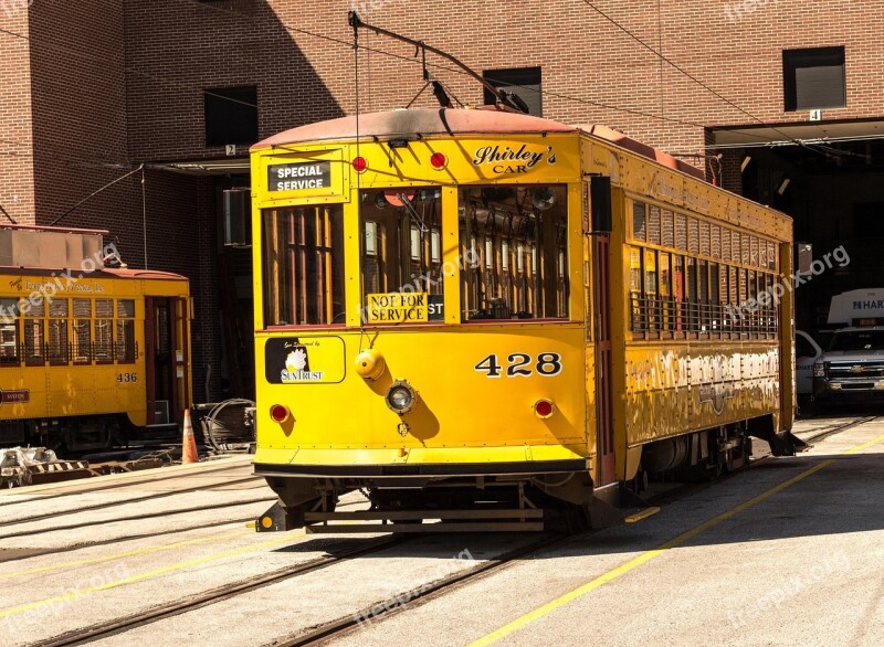 Tram Station Urban Brick Via