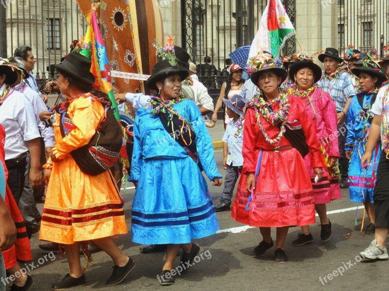 Peru Lima South America Colorful Color