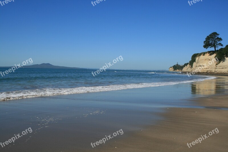 Browns Bay New Zealand Beach Nature Island