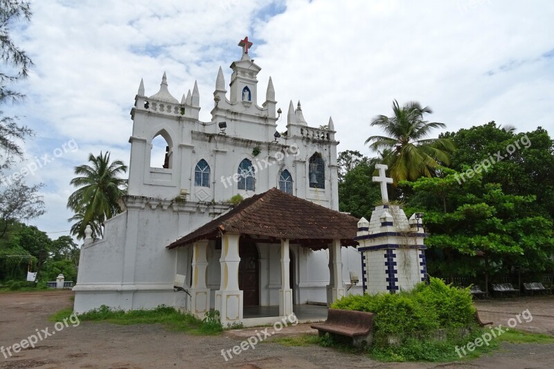 Church Architecture Religion Christianity Goa