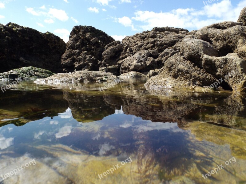 Rock Pools Seashore Sea Shore Landscape