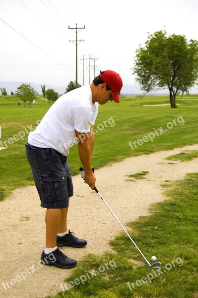 Golf Rear View Men Free Photos