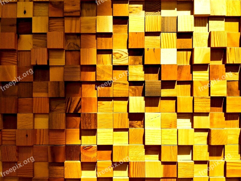 Wooden Blocks Shadows Background Wallpaper Texture