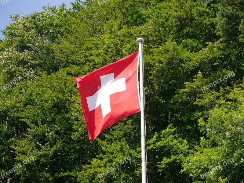 Switzerland Flag Swiss Flag Cross Flag Poles