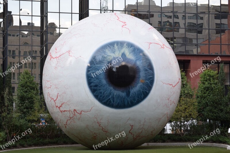 Dallas Eyeball Downtown Art Free Photos