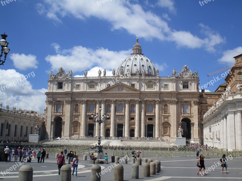 Vatican Piazza St Peter Church Free Photos