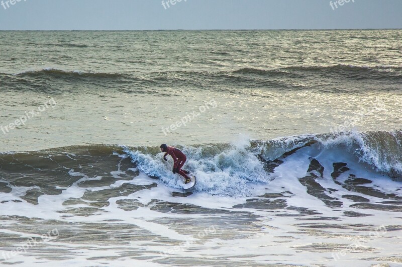 Ocean Sport Surfing Free Photos