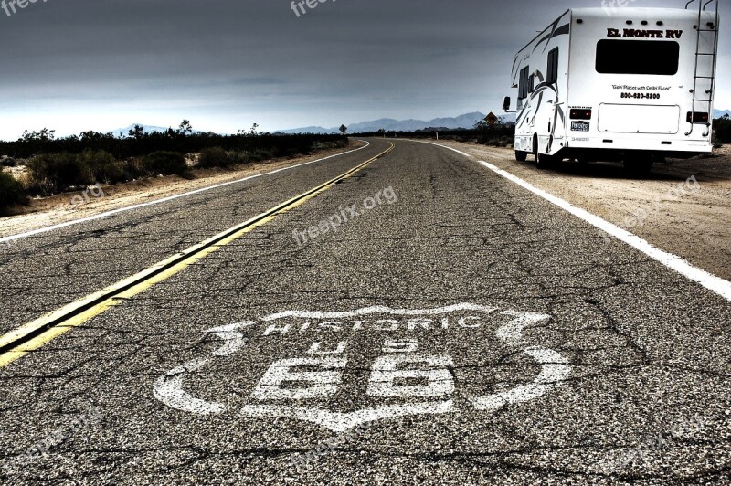 Ruta66 Route 66 Road United States Poster