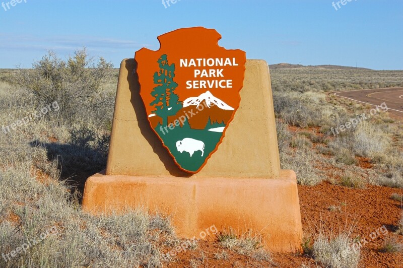 Usa National Park Sign National Parks Nature