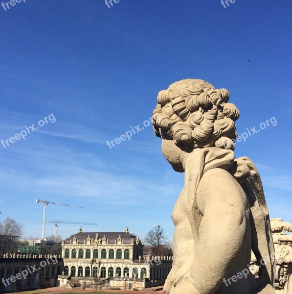 Angel Statue View Kennel Dresden