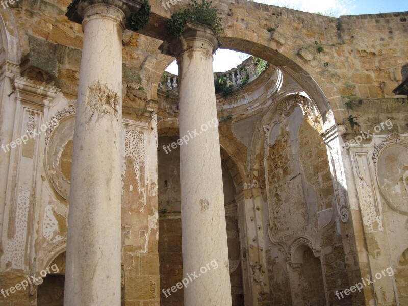 Southern Europe Church Old Church Ruin Church Ruins