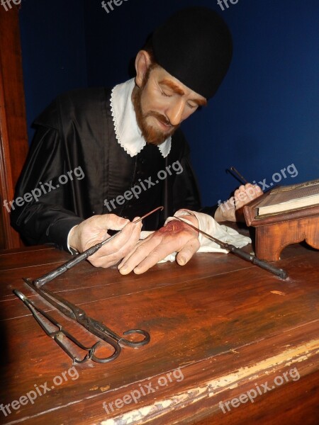 Doctor Middle Ages Ambroise Paré Grévin Museum Free Photos