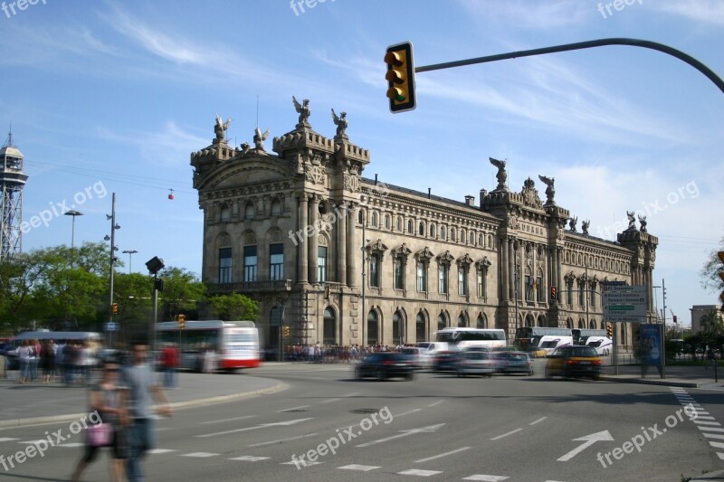 Barcelona Spain Street Road Trafic