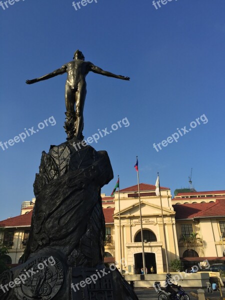 Statue Open Arms University Of The Philippines Hospital Oblation