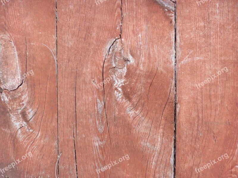 Wood Background Red Texture Old Wood