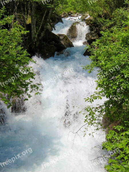 Nature Water Wild River Waterfall