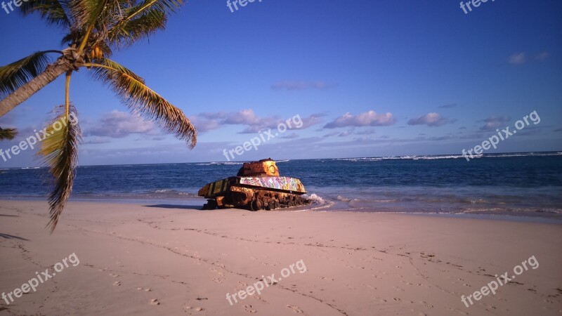 Flamenco Beach Puerto Rico Panzer Free Photos