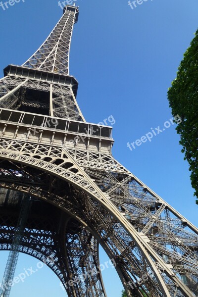 Eiffel Monument Paris City Capital