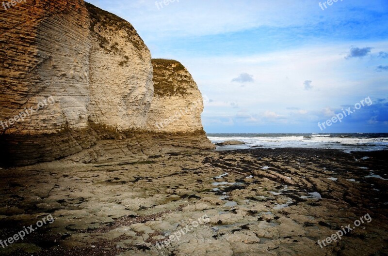 The Cliffs Sea Rocks The Coast Ocean