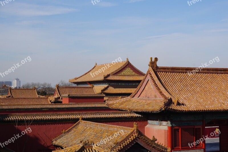 Architecture Forbidden City China Asia Beijing