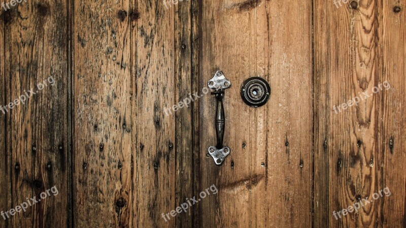 Cyprus Old Door Wooden Home Doorway