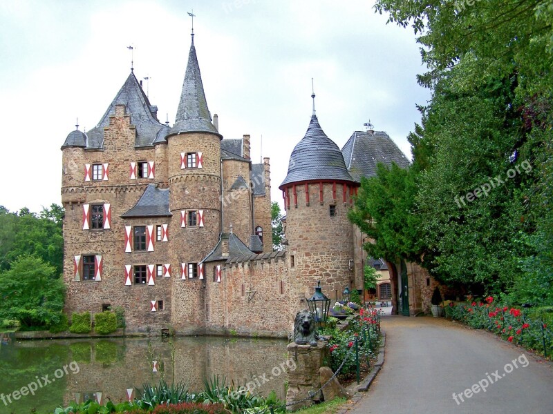 Castle Satzvey Moated Castle Wasserburg Middle Ages