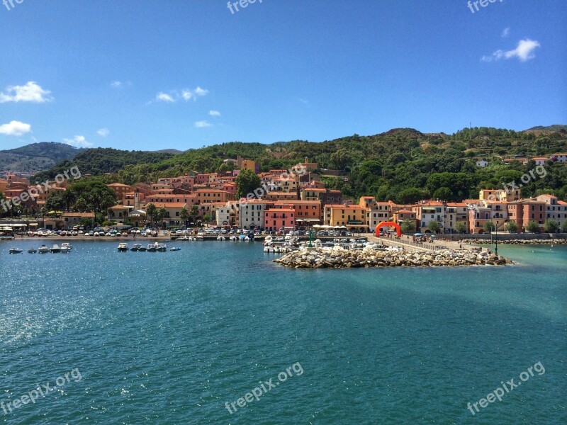 Island Elba Italy Mediterranean Italian