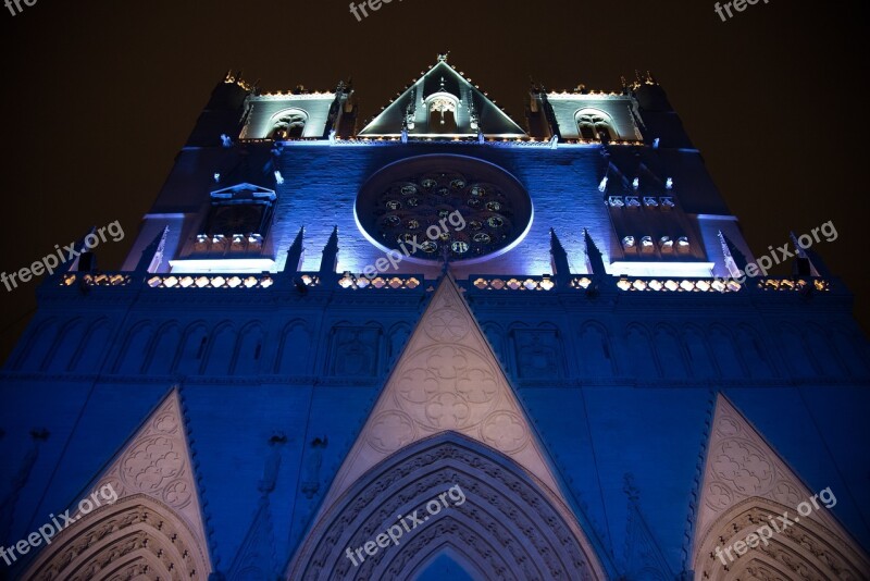 Lyon Lights Church Monuments Religious Monuments