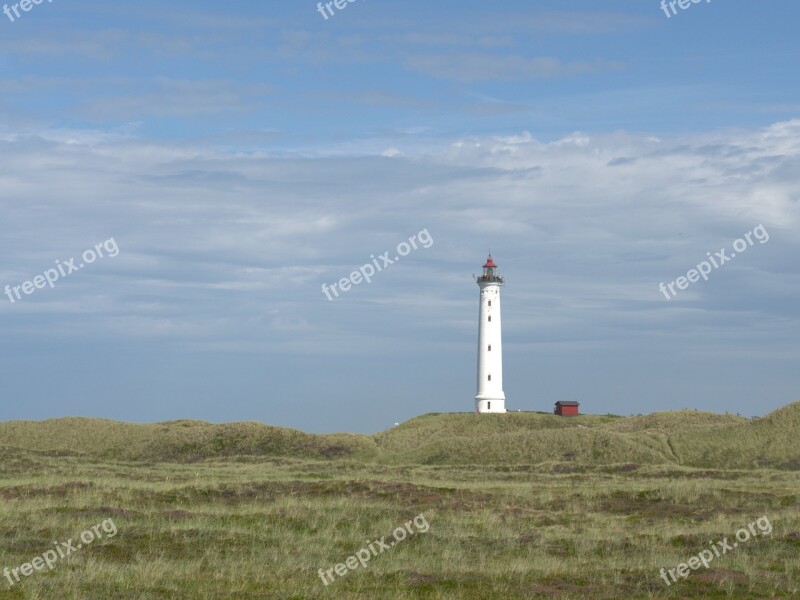 Lighthouse North Sea Denmark Island Sylt