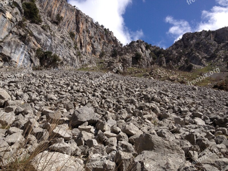 Mountain Landscape Mountain Landscape High Mountains Rock