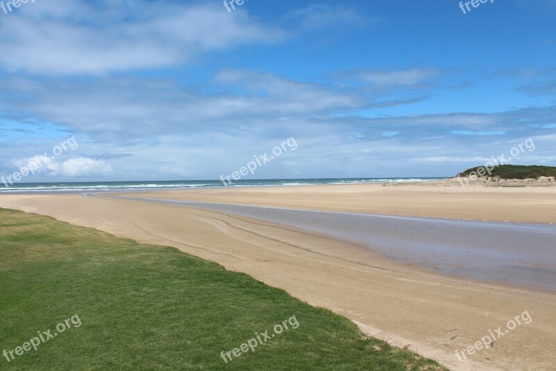 Beach River Ocean Landscape Scenery