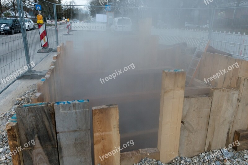 Site District Heating Steam Water Vapor Leak